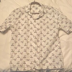 Men’s Sunspel Linen shirt Large made in England